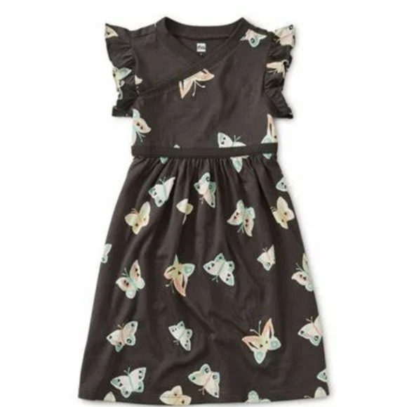 Tea Collection Other - Tea Collection Butterfly Wrap Neck Dress